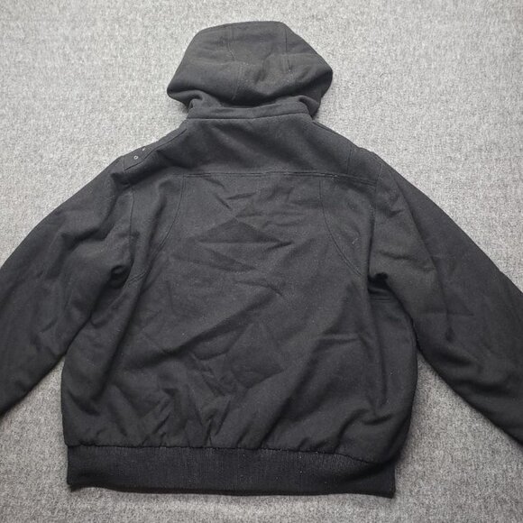 Coogi Bomber Jacket Mens 2XL Wool Blend Vintage Y2K Heavy Metal Buttons Full Zip - Picture 6 of 13